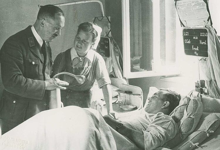 Aufnahme eines "Sprechenden Feldpostbriefes"